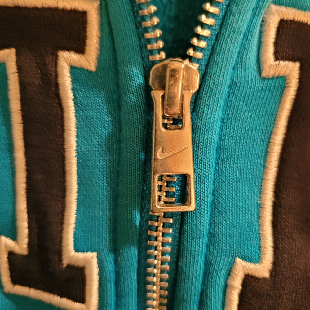 Nike Blue Zip-Up Hoodie - Picture 6 of 7